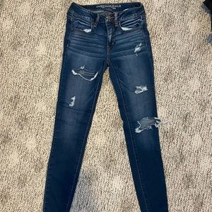 American Eagle jeans, size 2, dark wash